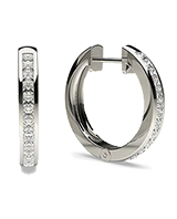 Diamant Øreringe